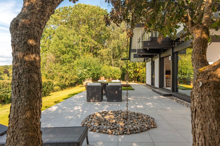 Terrace Through Tree