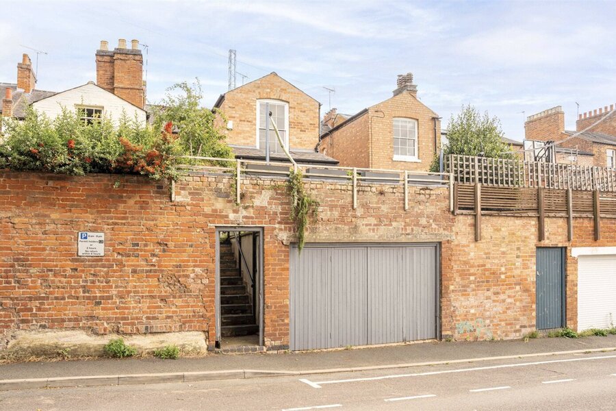 Rear With Garage