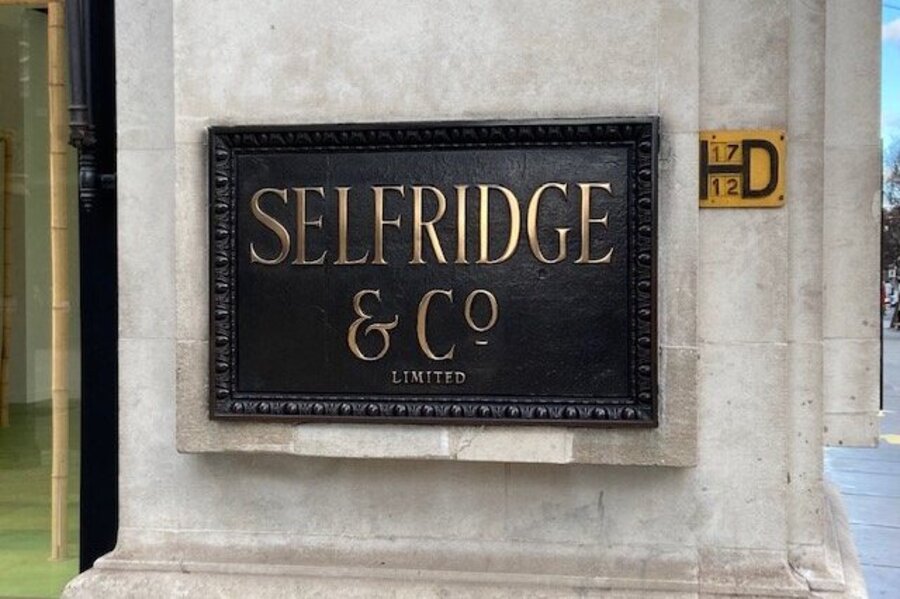 Selfridges Sign