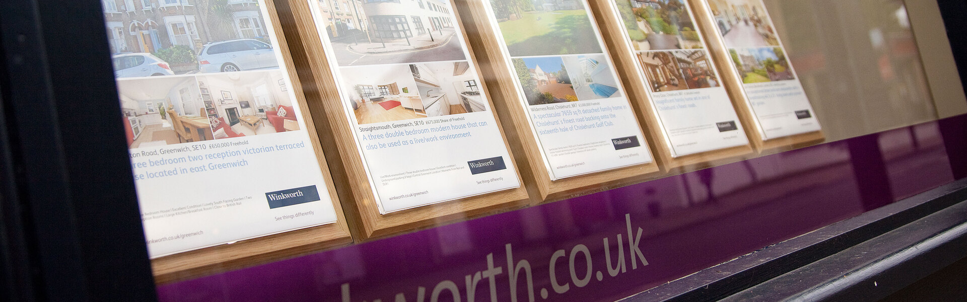 Marketing page banner