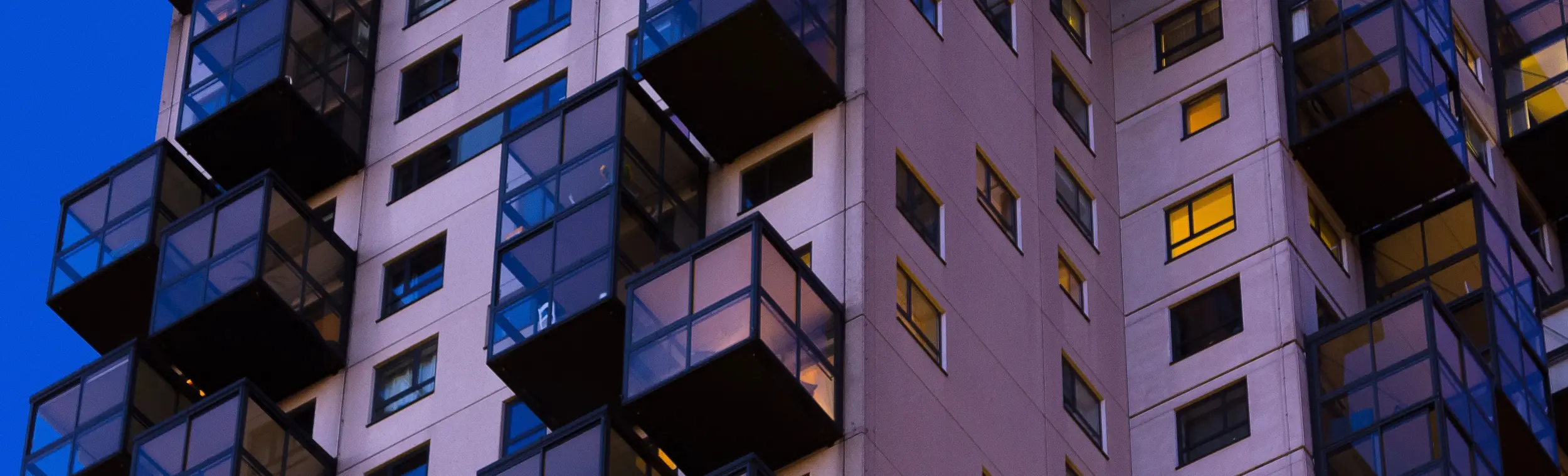 a building with balconies and windows