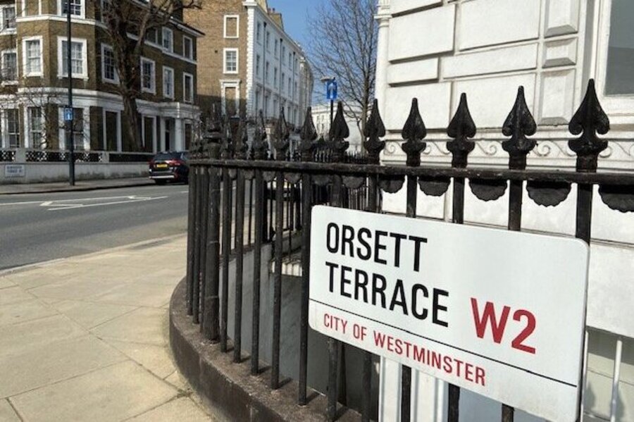 Orsett Terrace Sign