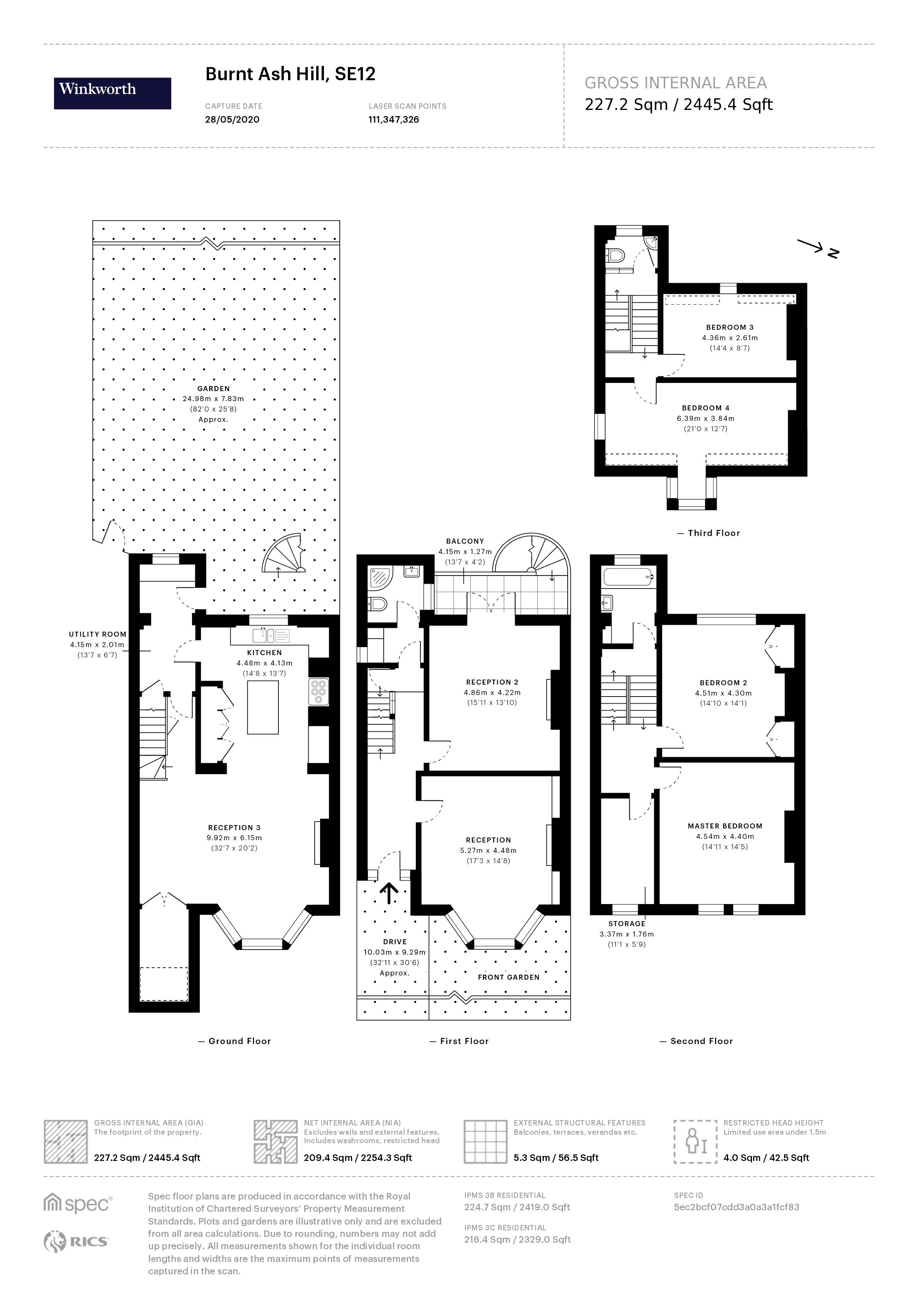 5 bedroom property for sale in Burnt Ash Hill, Lee, SE12 (Ref BLA200034