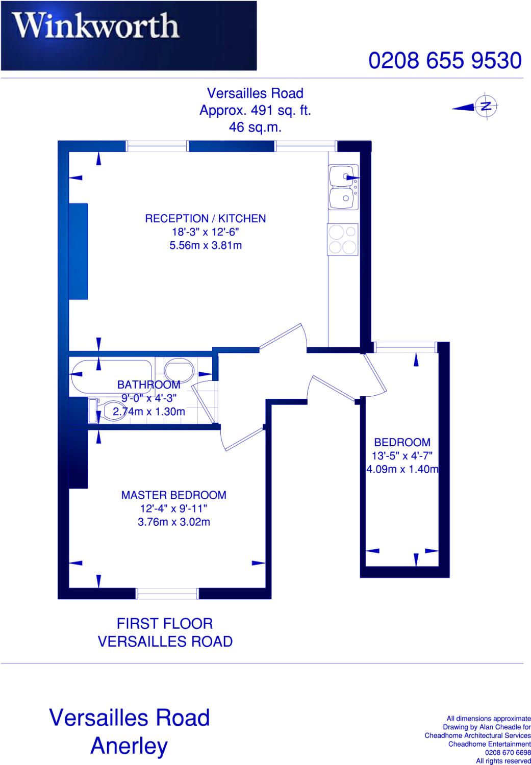 2 bedroom property for sale in Versailles Road, Anerley, London, SE20 ...